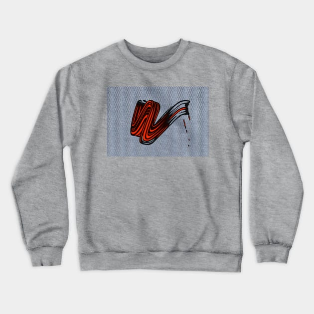 Brush stroke pop art Crewneck Sweatshirt by Chill Studio